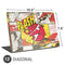 DC Comics The Flash Vintage Action Pose Pattern Universal Laptop 13in (10.6 x 7.6in) Skin